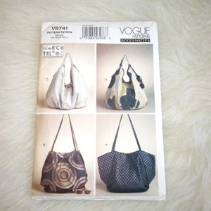 VOGUE V8741 Marc Tilton Designer Bags in 2 styles with 2 variations